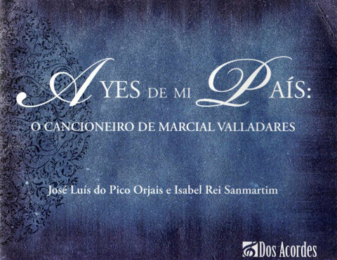 Capa de Ayes de Mi País: o Cancioneiro de Marcial Valladares
