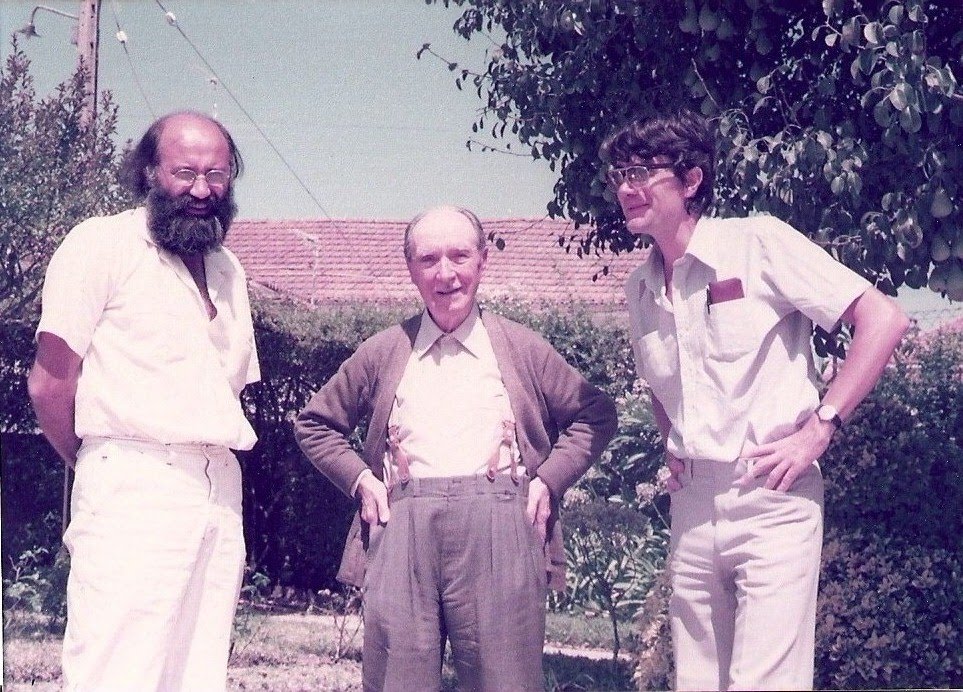 Carlos Durão com Manuel Rodrigues Lapa e Domingos Preto
