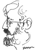 António Gil Hernández; desenho de Carmen Novoa Diz (Ginzo de Límia, 1951- Acrunha, 2002)