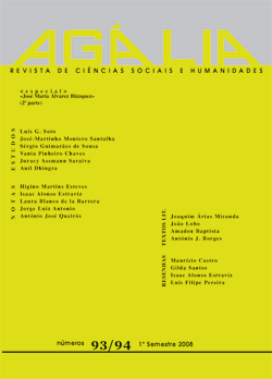 Capa da Revista Agália nº 93-94